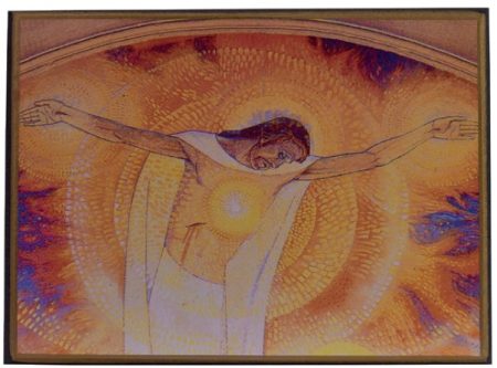 Ikona: freska iz kapele prikazovanj, Paray-le-Monial