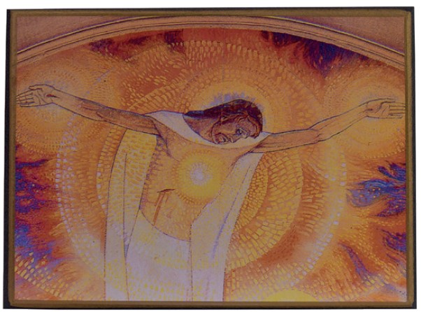 Ikona: freska iz kapele prikazovanj, Paray-le-Monial